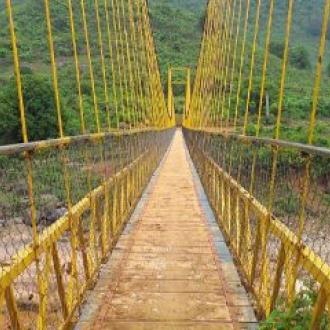 Hanging Bridge, Chekaguda Front View
