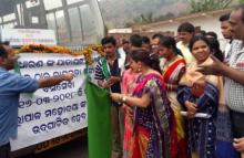 Collector, Rayagada Inaugurating Bus Service