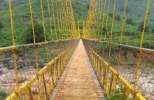 Hanging Bridge, Chekaguda Front View