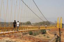 Hanging Bridge, Chekaguda Side View